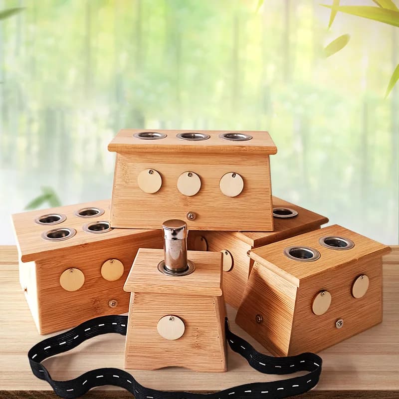 Bamboo Moxibustion Burner for Acupressure Massage