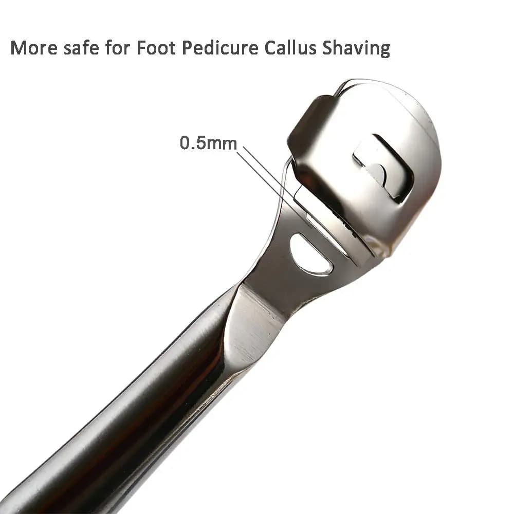 Stainless steel foot callus shaver with 10 blades — image 5