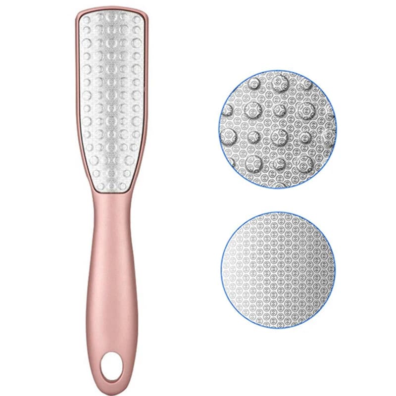 Stainless steel double‑sided heel scraper and foot file — image 7
