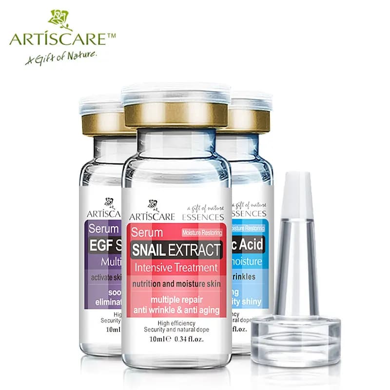 Artiscare moisturizing and nourishing face serum bottle set — image 3