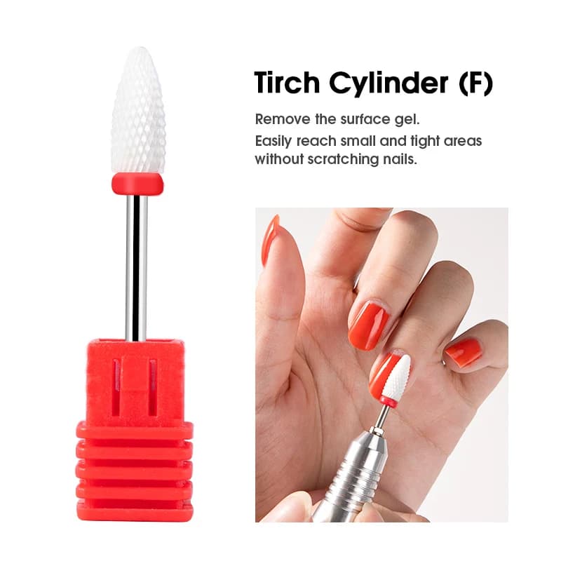 ceramic nail drill bit for electric manicure drill — image 5