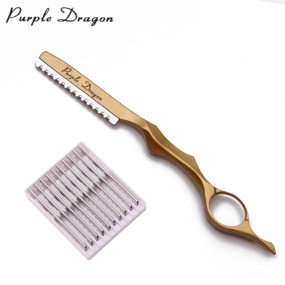 Purple Dragon 10‑blade professional barber razor — image 3