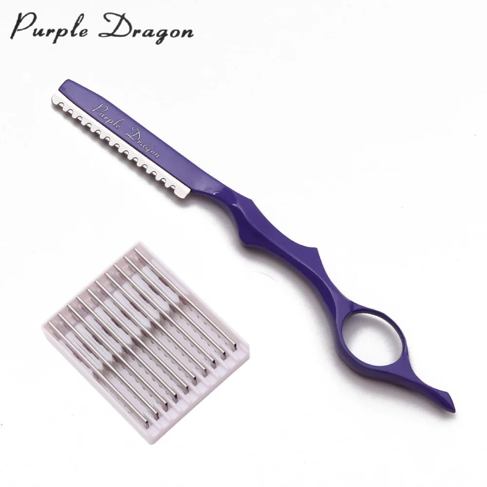 Purple Dragon 10‑blade professional barber razor — image 7