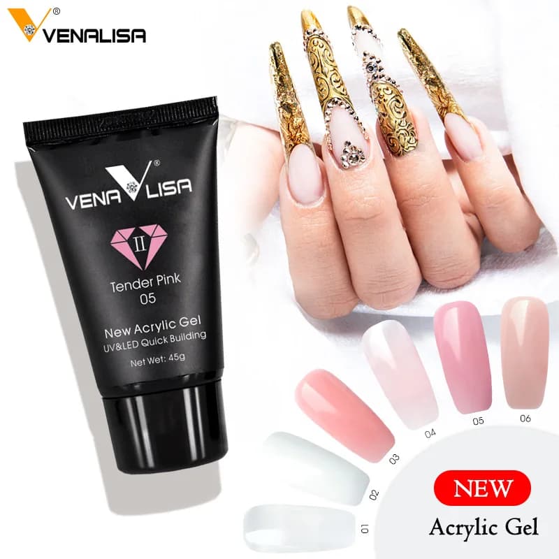 Acrylic gel nail extension soak-off UV LED bottle — image 2