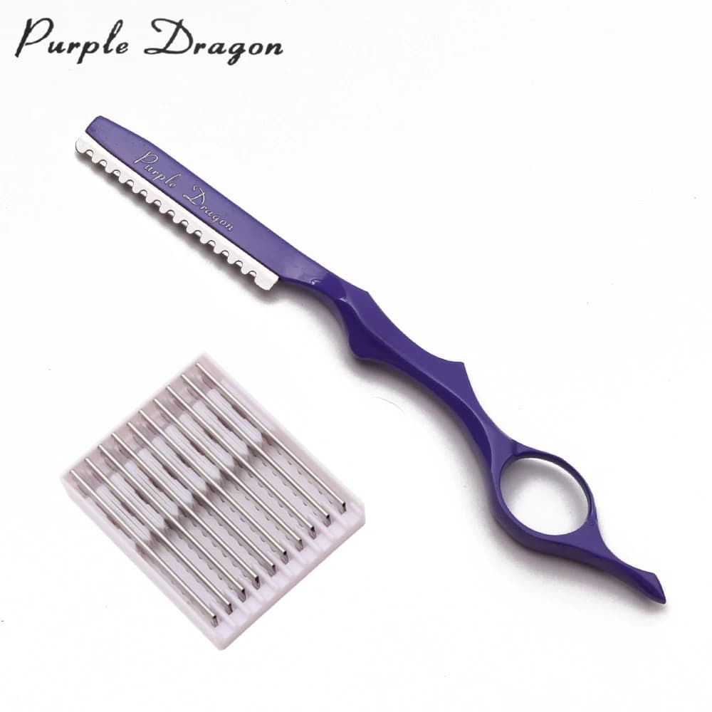 Purple Dragon 10‑blade professional barber razor — image 6
