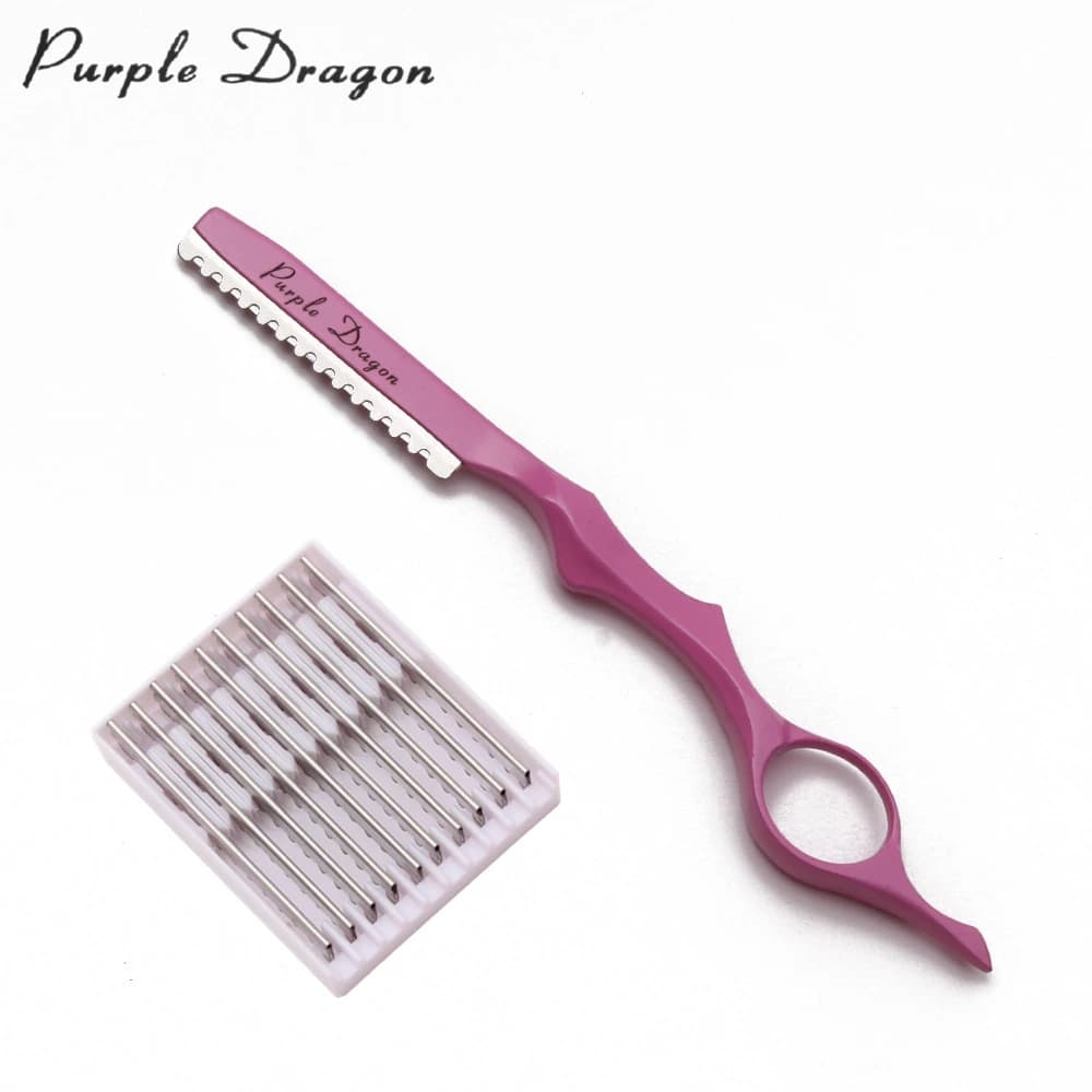 Purple Dragon 10‑blade professional barber razor — image 4