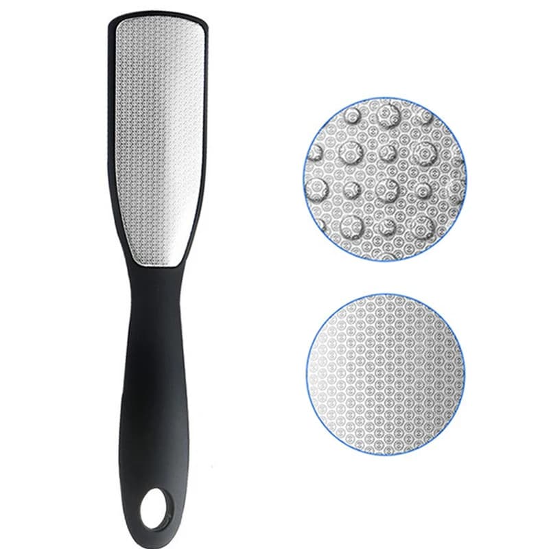 Stainless steel double‑sided heel scraper and foot file — image 8