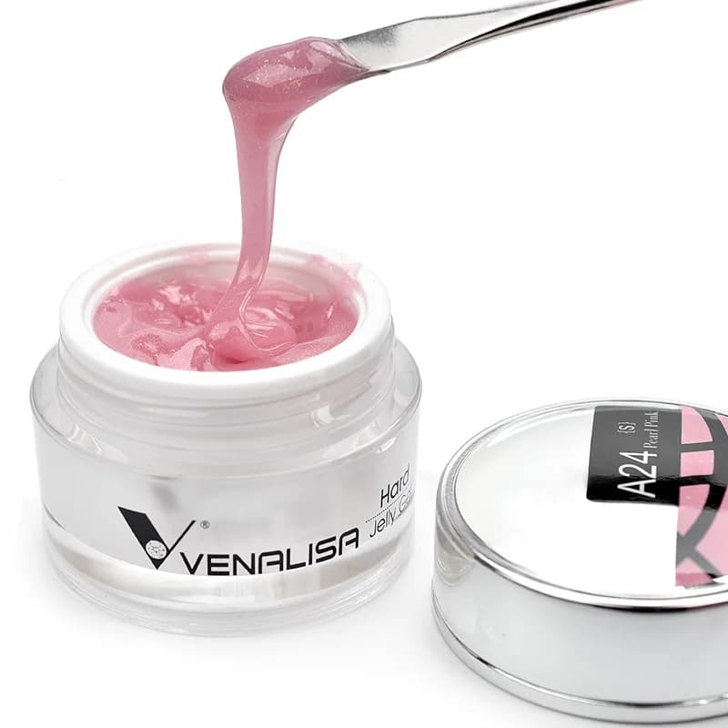 clear pearl glitter nail extension gel tube — image 4