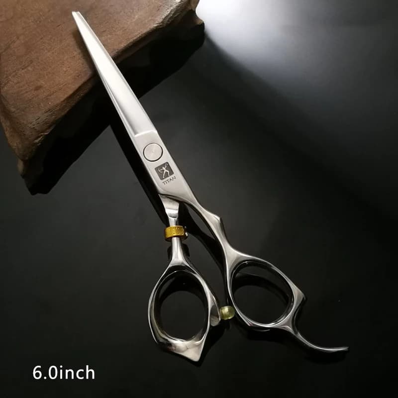 Titan 5.5 inch professional barber hair scissors made of Japan 440C steel — image 8