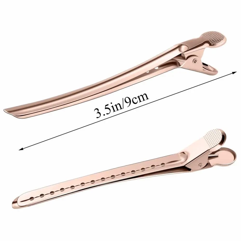 stainless steel hair sectioning clips — image 6
