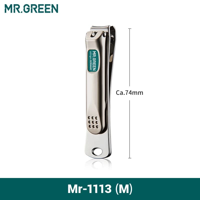 Stainless steel curved nail clippers — image 7