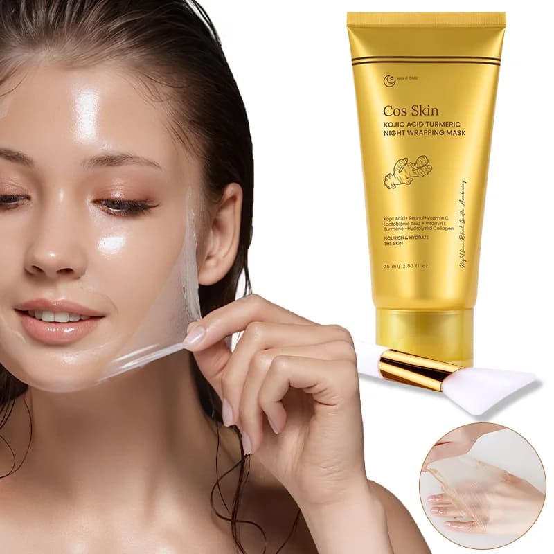 Kojic acid turmeric overnight peel-off mask tube — image 3