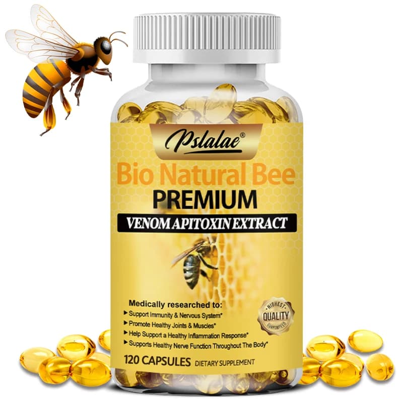 Bee Propolis Capsules – Immune Support & Antioxidant, 120 Count