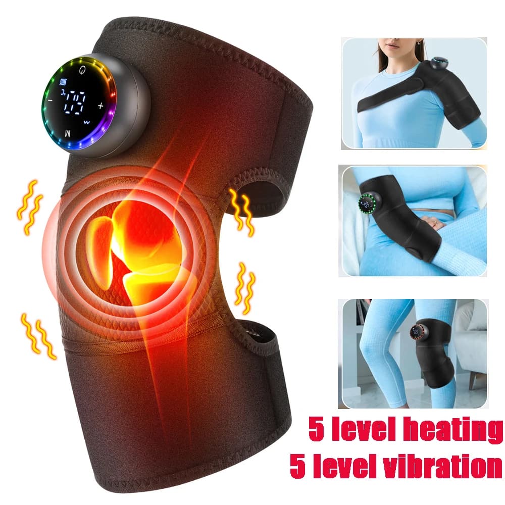heated vibrating knee massage pad — image 7