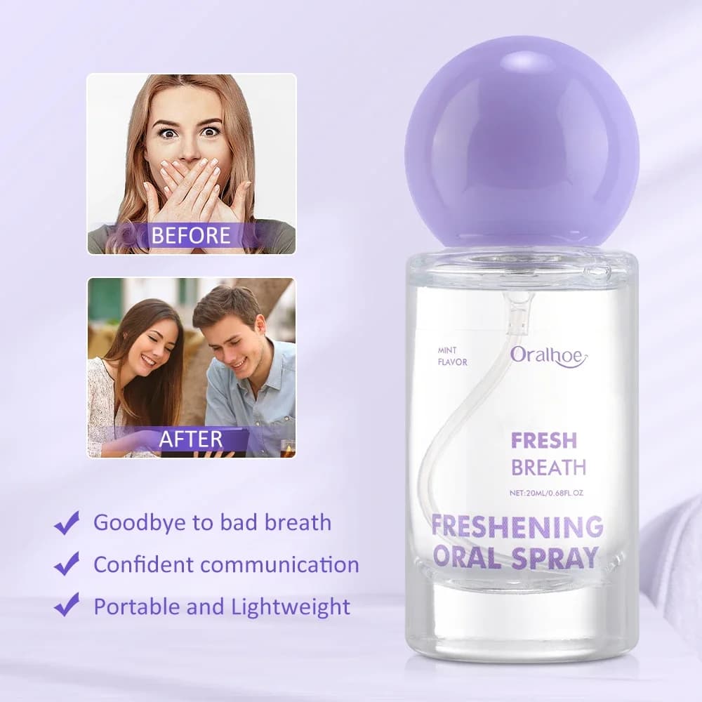 travel-sized mint oral spray bottle — image 3