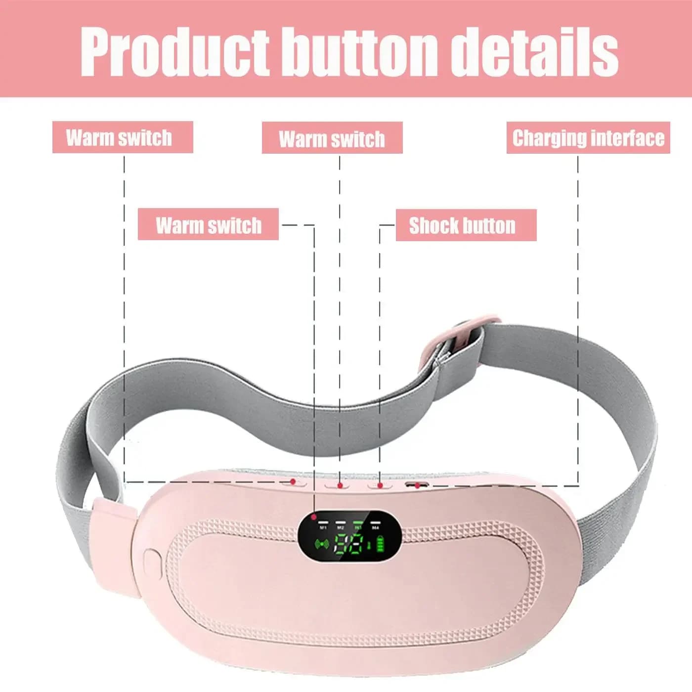 portable heated massage belt — image 6