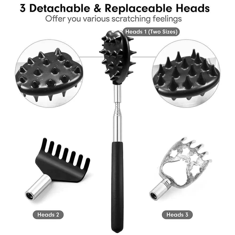 Set of three telescopic back scratchers — image 3
