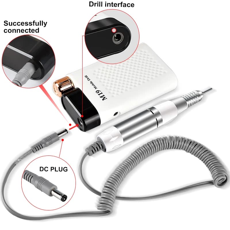 electric nail drill pen handpiece — image 5