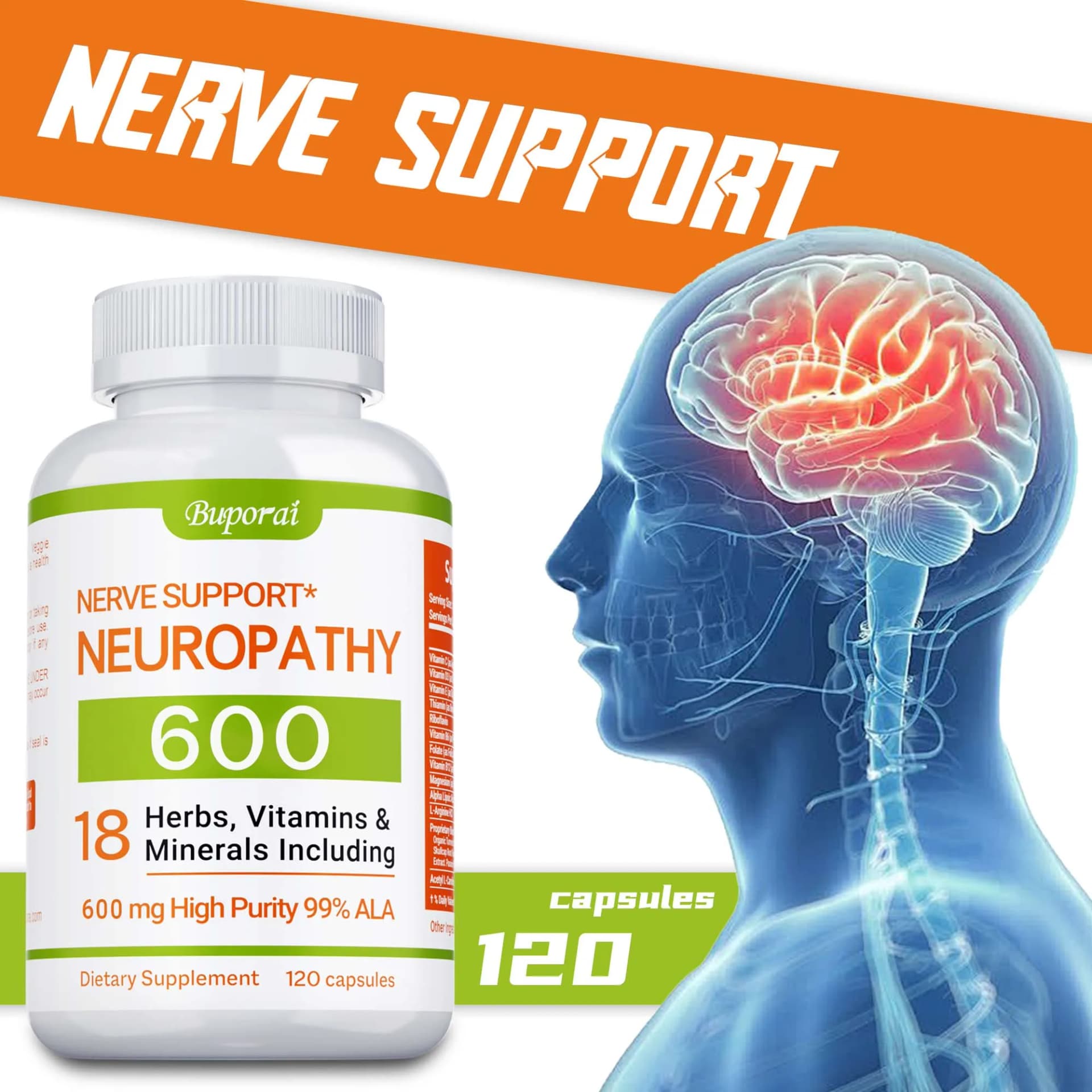 Neuropathy Support Supplement 600mg