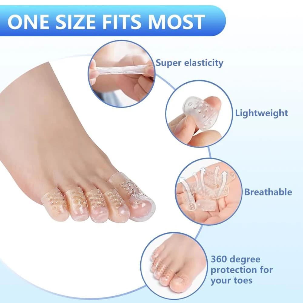 silicone breathable toe caps — image 3