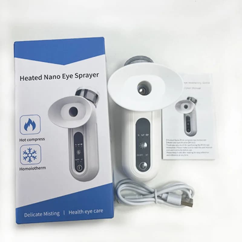 electric eye massager with nano steam hot compress — image 7