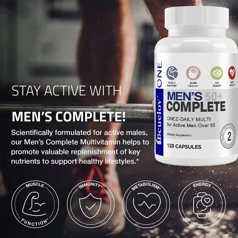bottle of men's 50+ daily super multivitamin — image 5