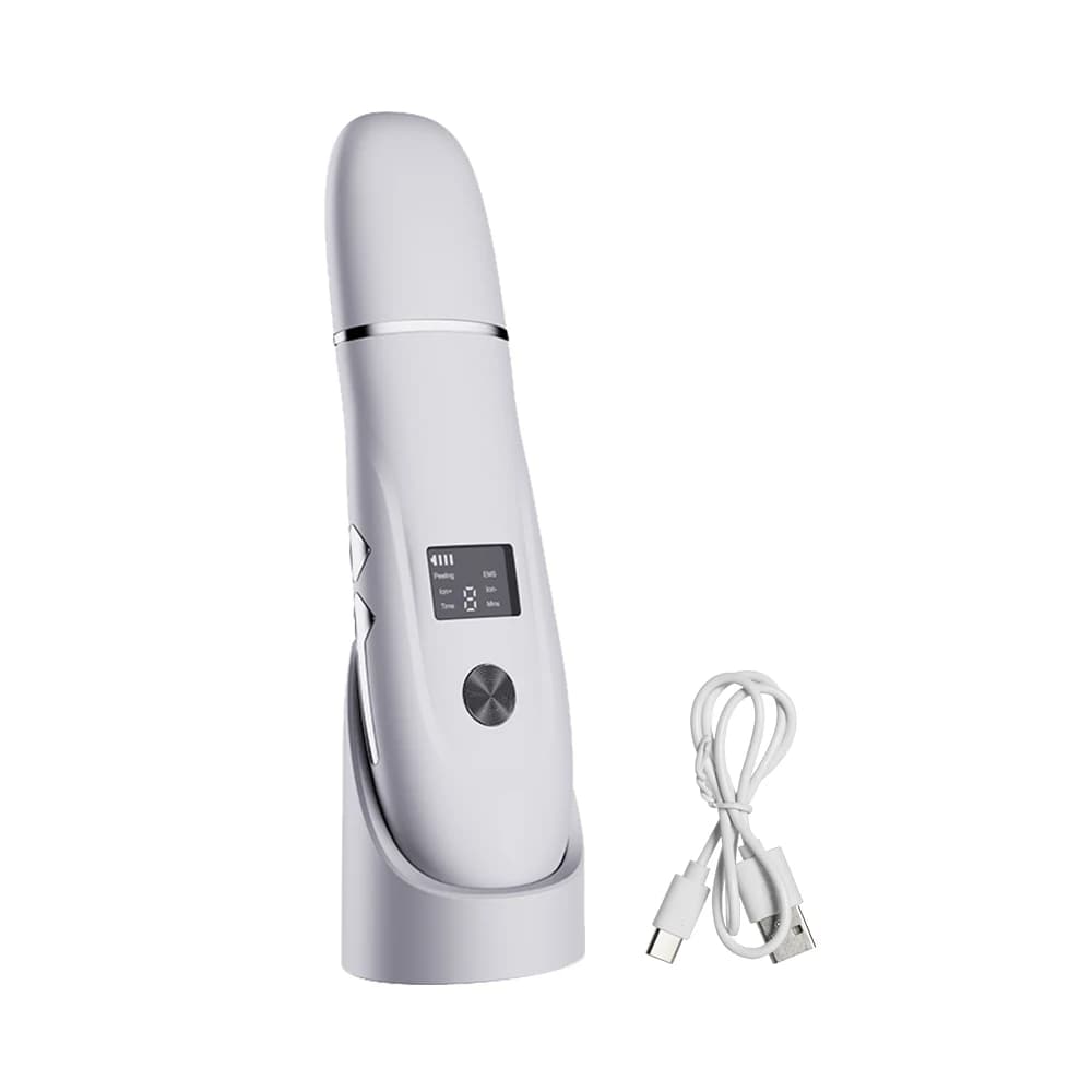 Ultrasonic facial scrubber device with silicone tip — image 7
