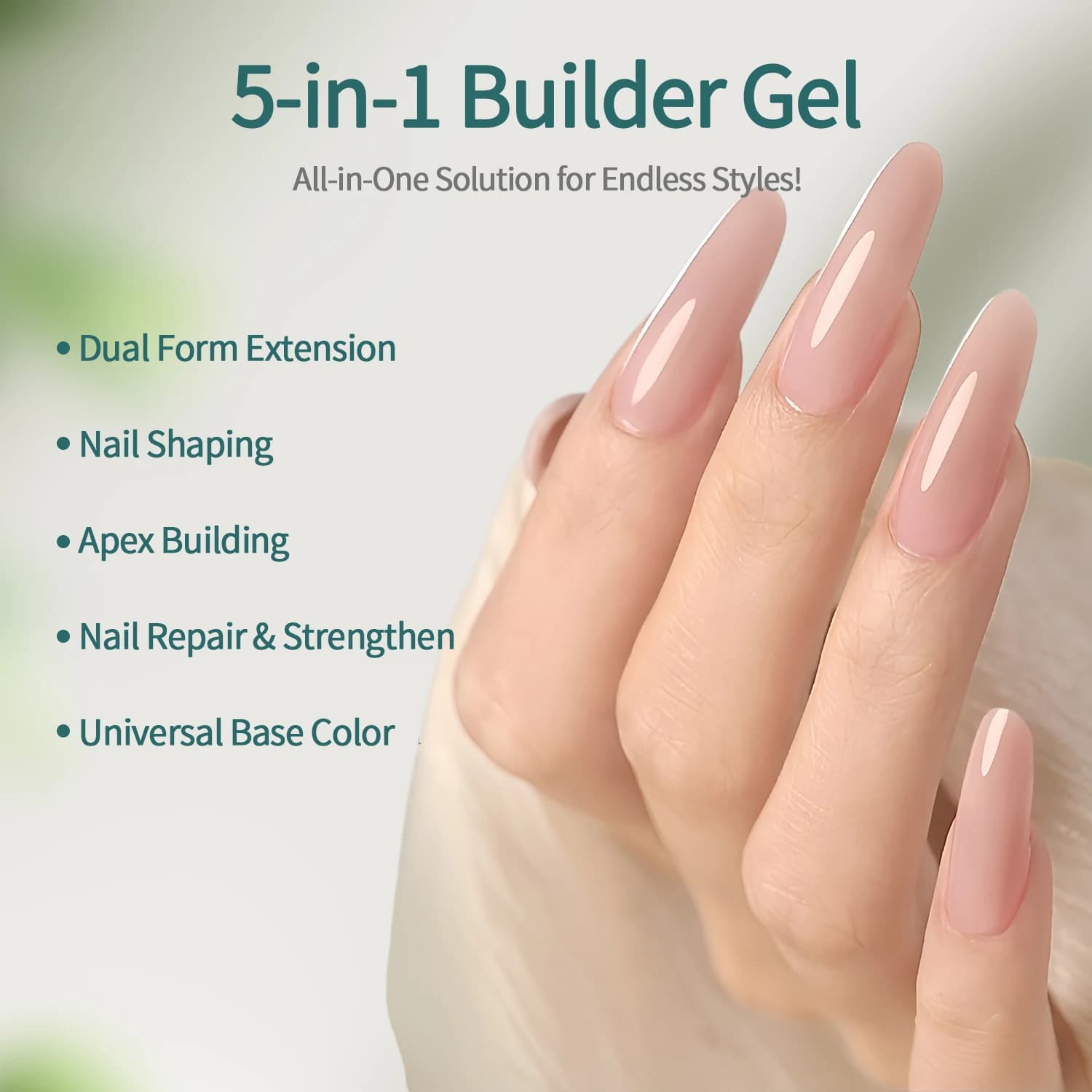 milky smooth HEMA-free builder gel tube — image 4