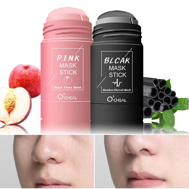 solid green tea honey peach facial mask stick — image 3