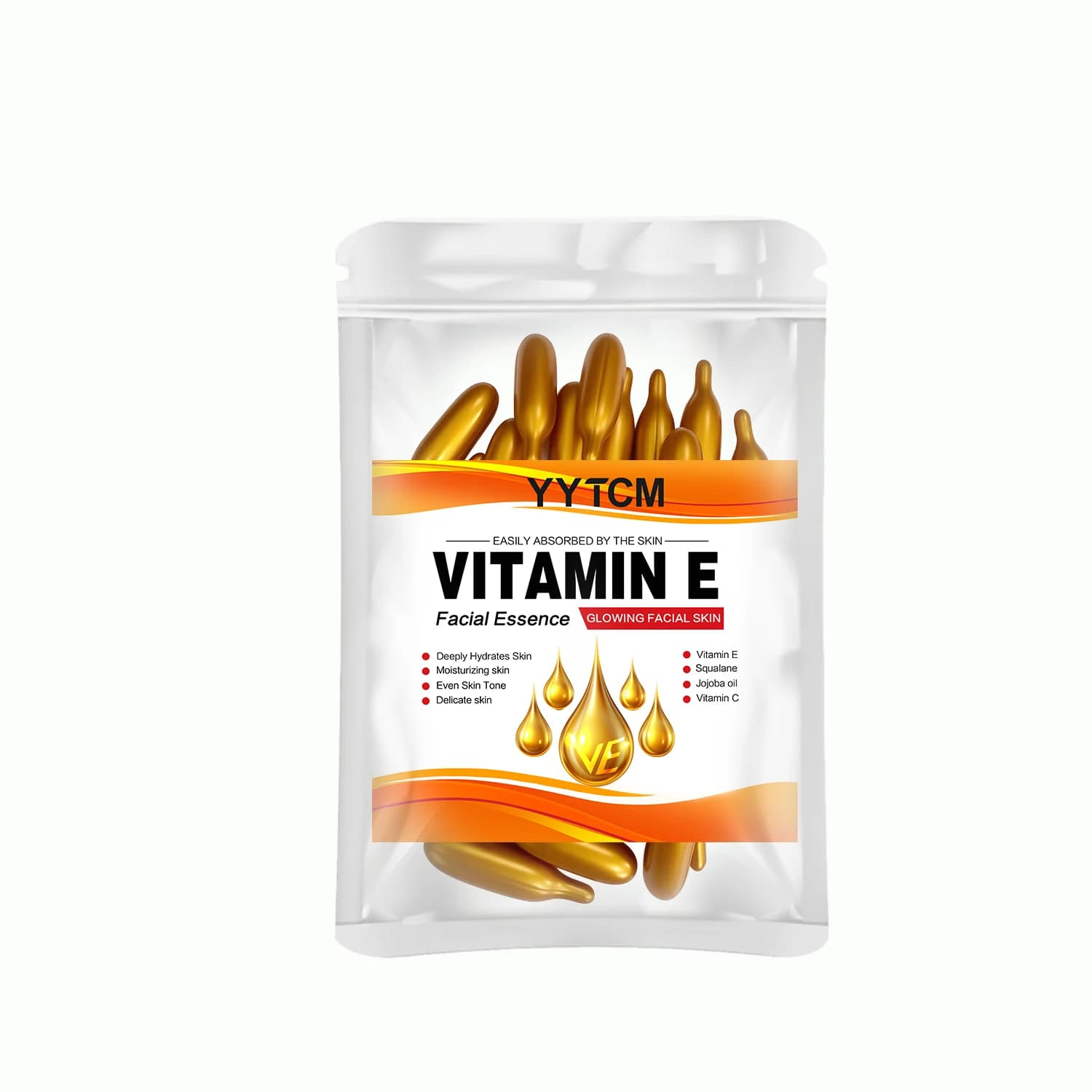 capsule essence bottle with vitamin e label — image 7