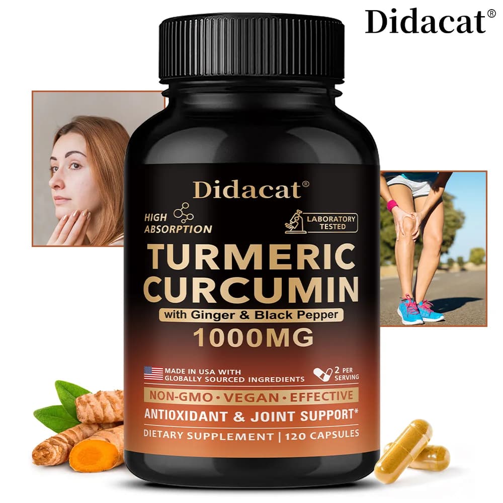 Turmeric Curcumin with Ginger & Black Pepper – 1000 mg