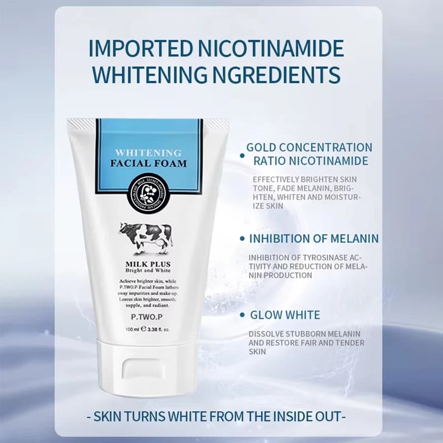 whitening facial cleanser foam — image 4