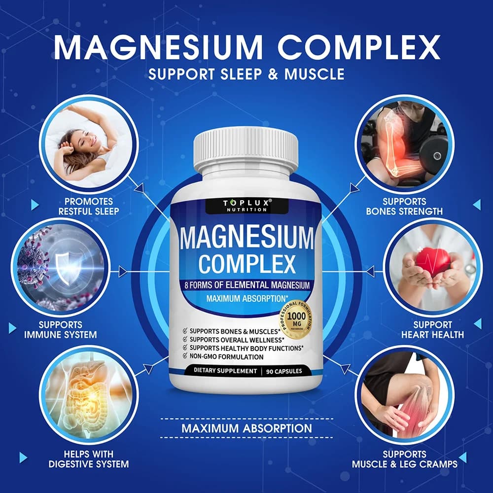 bottles of magnesium complex supplement — image 3