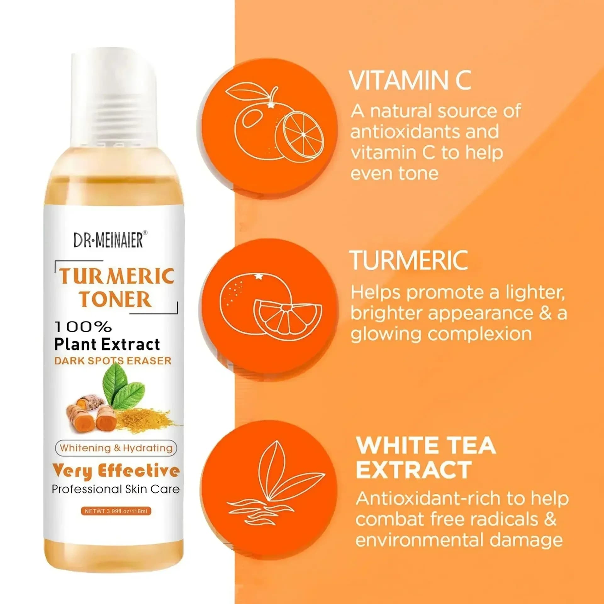 turmeric brightening toner and serum set — image 5