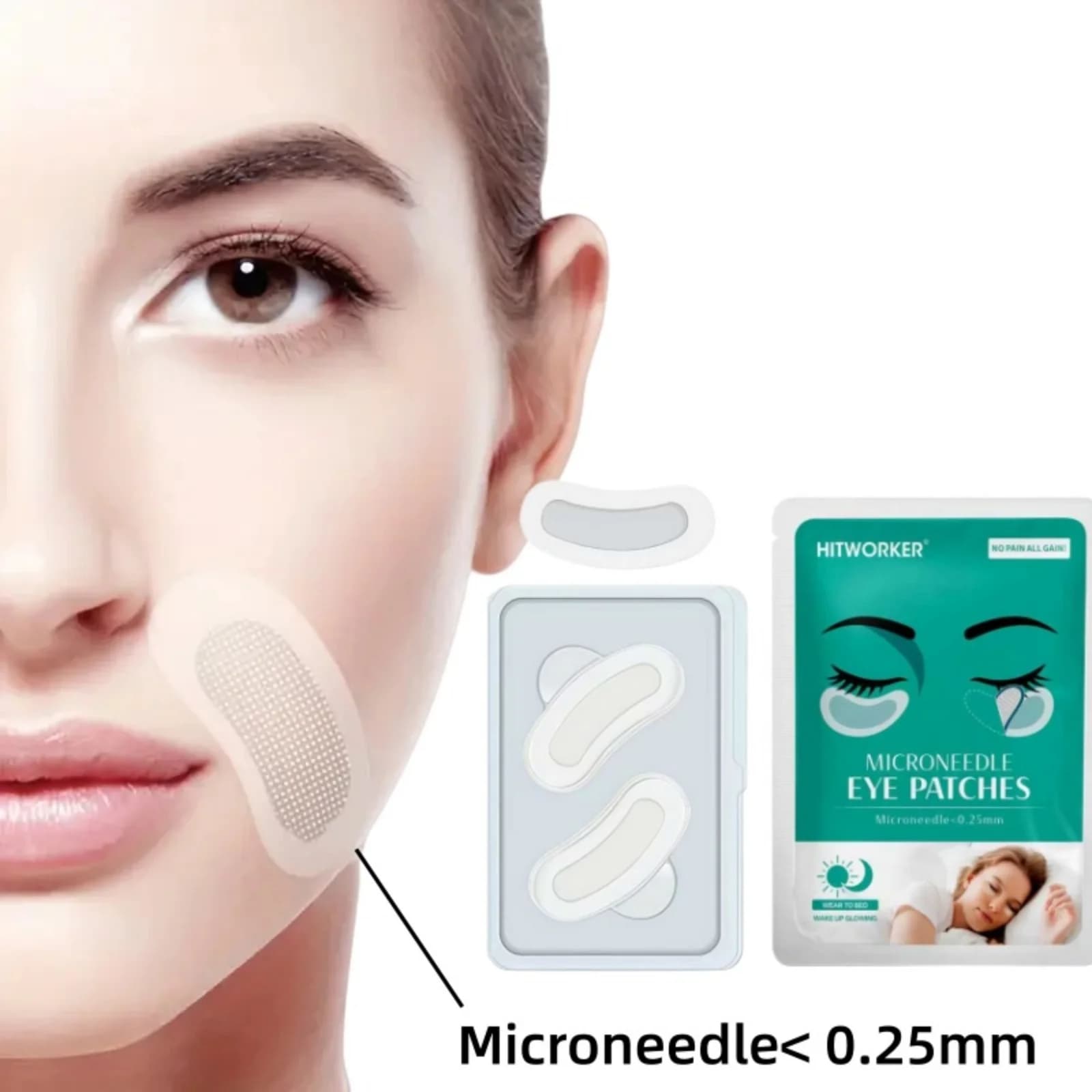 soluble microneedle eye patches with hyaluronic acid — image 1