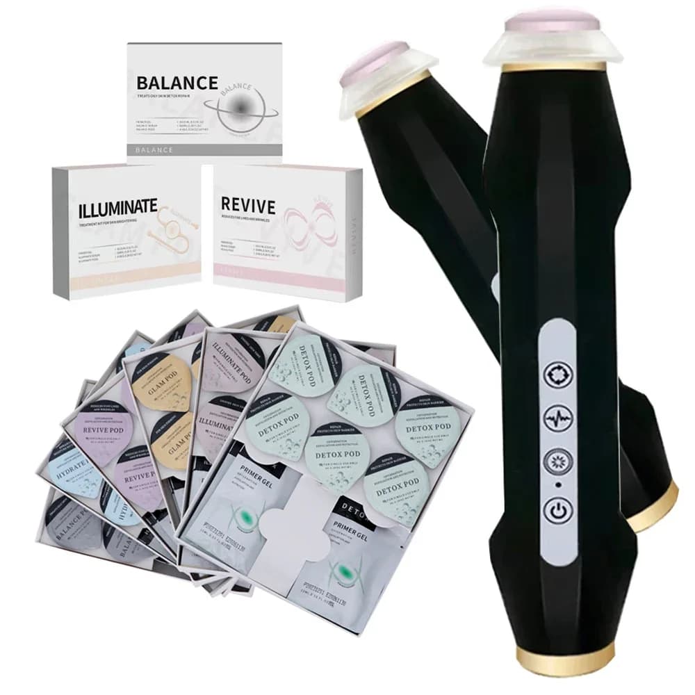 oxygen jet spa facial device with capsule serum gel — image 4