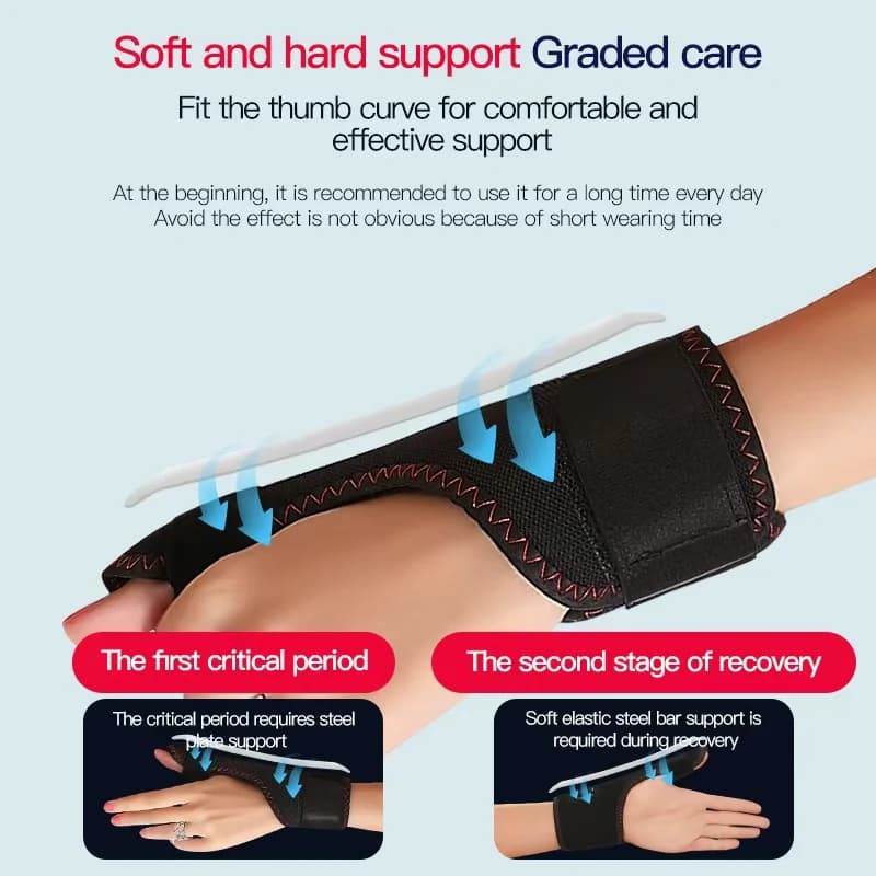 heated thumb support with vibration massager — image 4