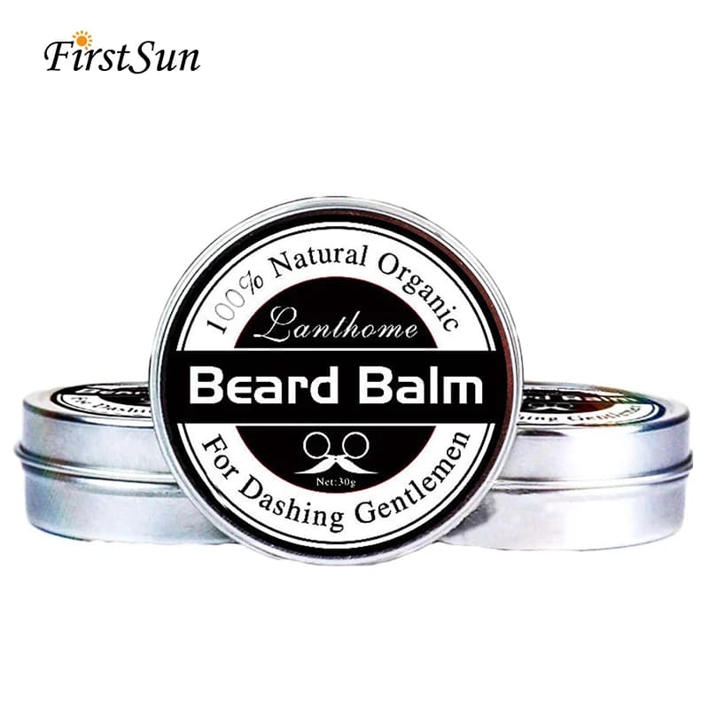 beard balm and growth oil jar — image 4