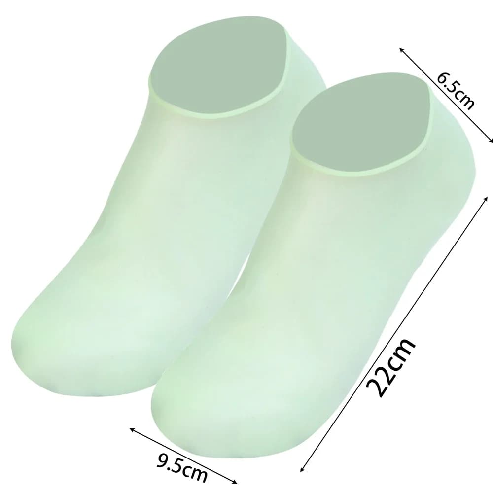 silicone moisturizing foot socks — image 1