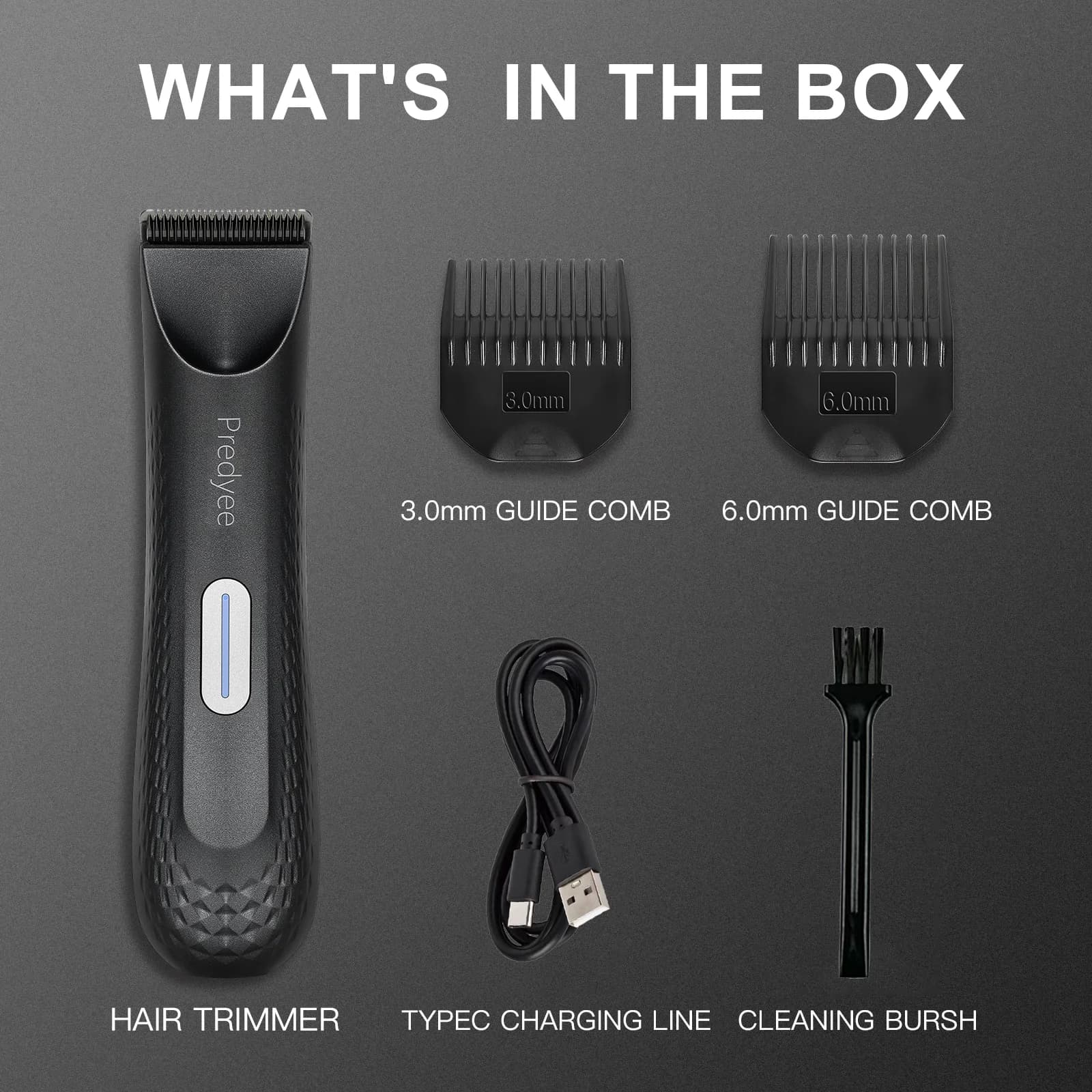 waterproof electric body groomer with ceramic blade — image 6