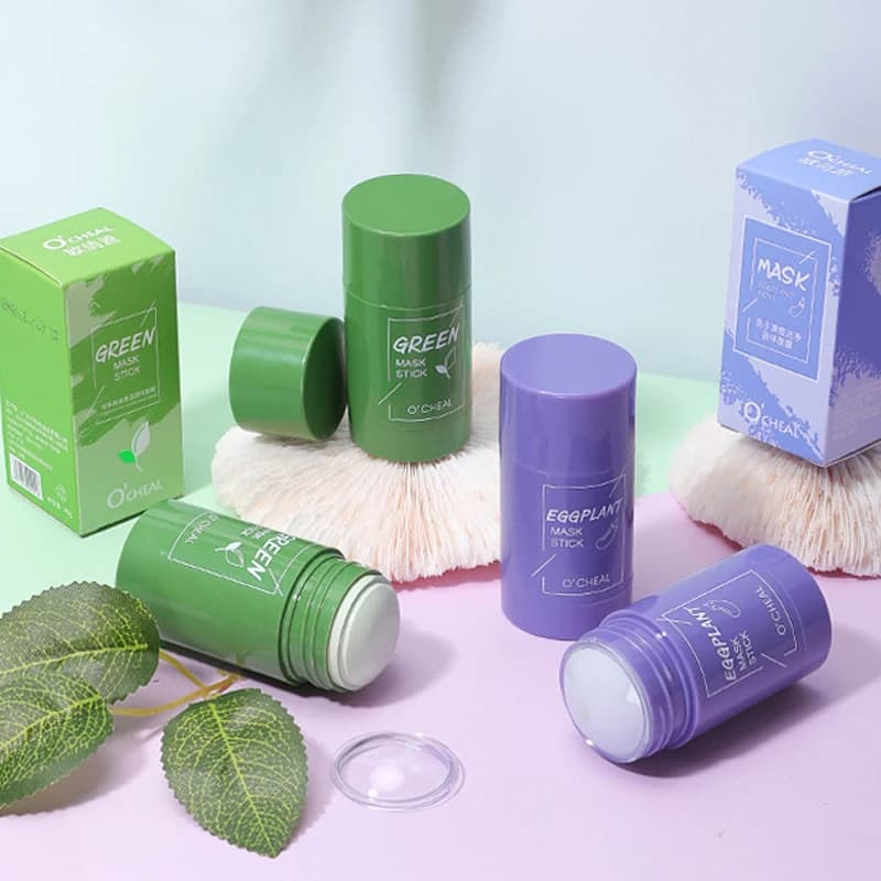 solid green tea honey peach facial mask stick — image 6