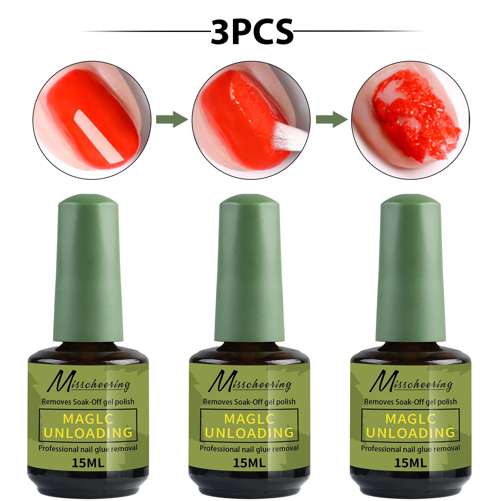 15ml bottle of Magic Fast nail gel polish remover — image 8