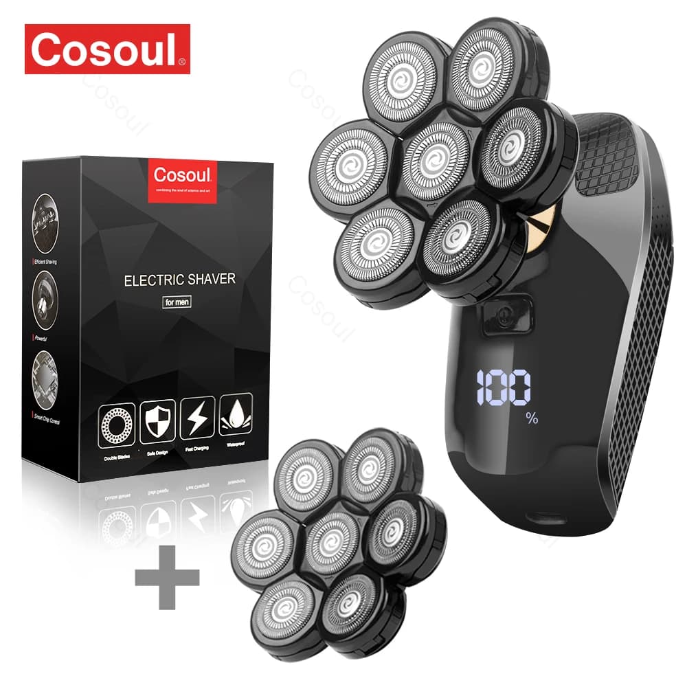 men's electric shaver for beard and bald head — image 8