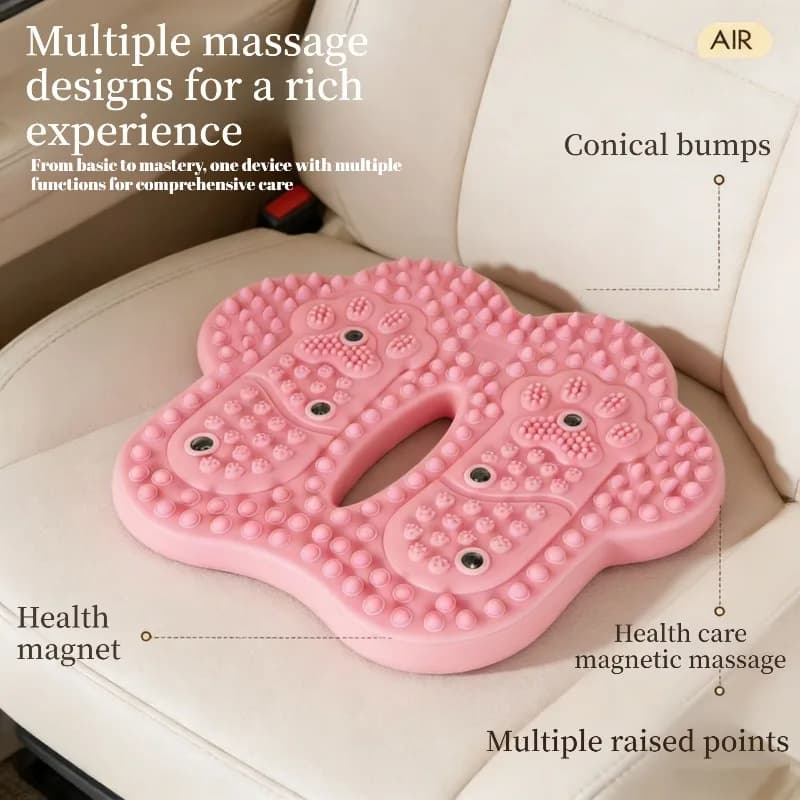 inflatable acupressure foot massager pad with suction cups — image 5