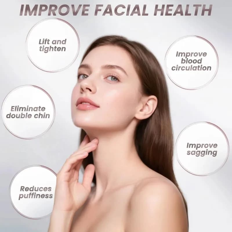 Lymphatic contour face brush with ergonomic handle — image 4