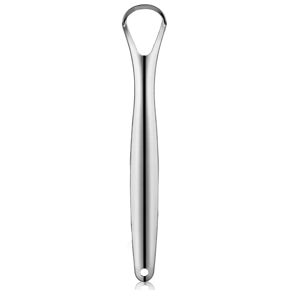 Stainless steel portable tongue scraper — image 7