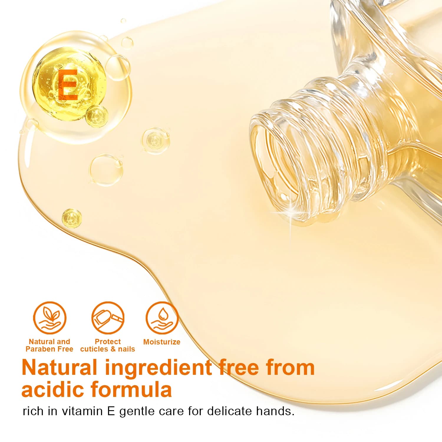 Twoing honey milk cuticle oil bottle with dropper — image 3