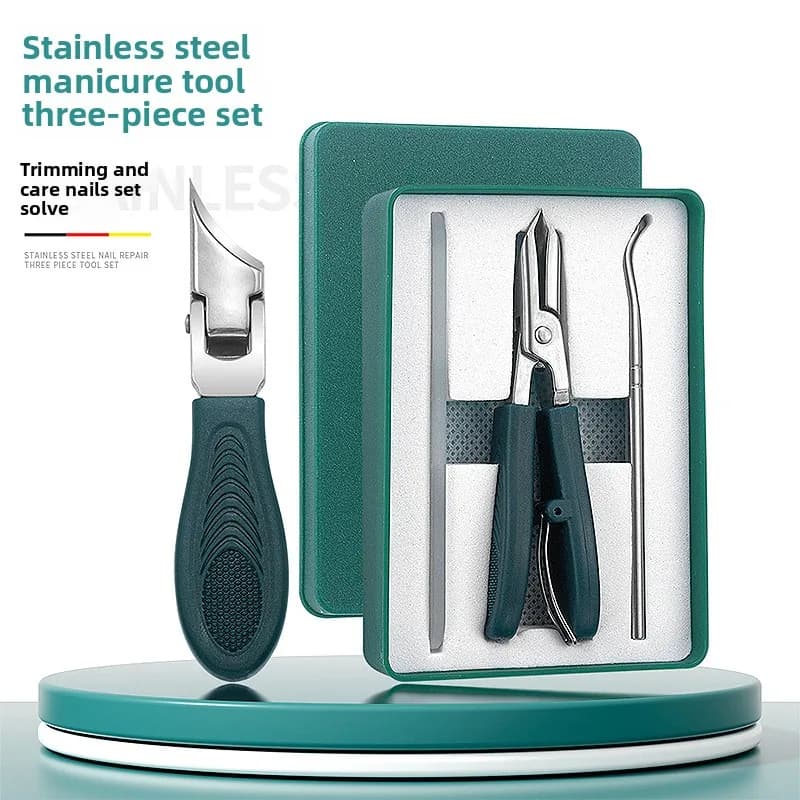 stainless steel toenail clipper for ingrown nails — image 1