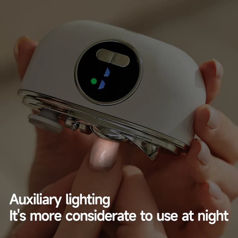 electric nail clipper with built-in LED light — image 4