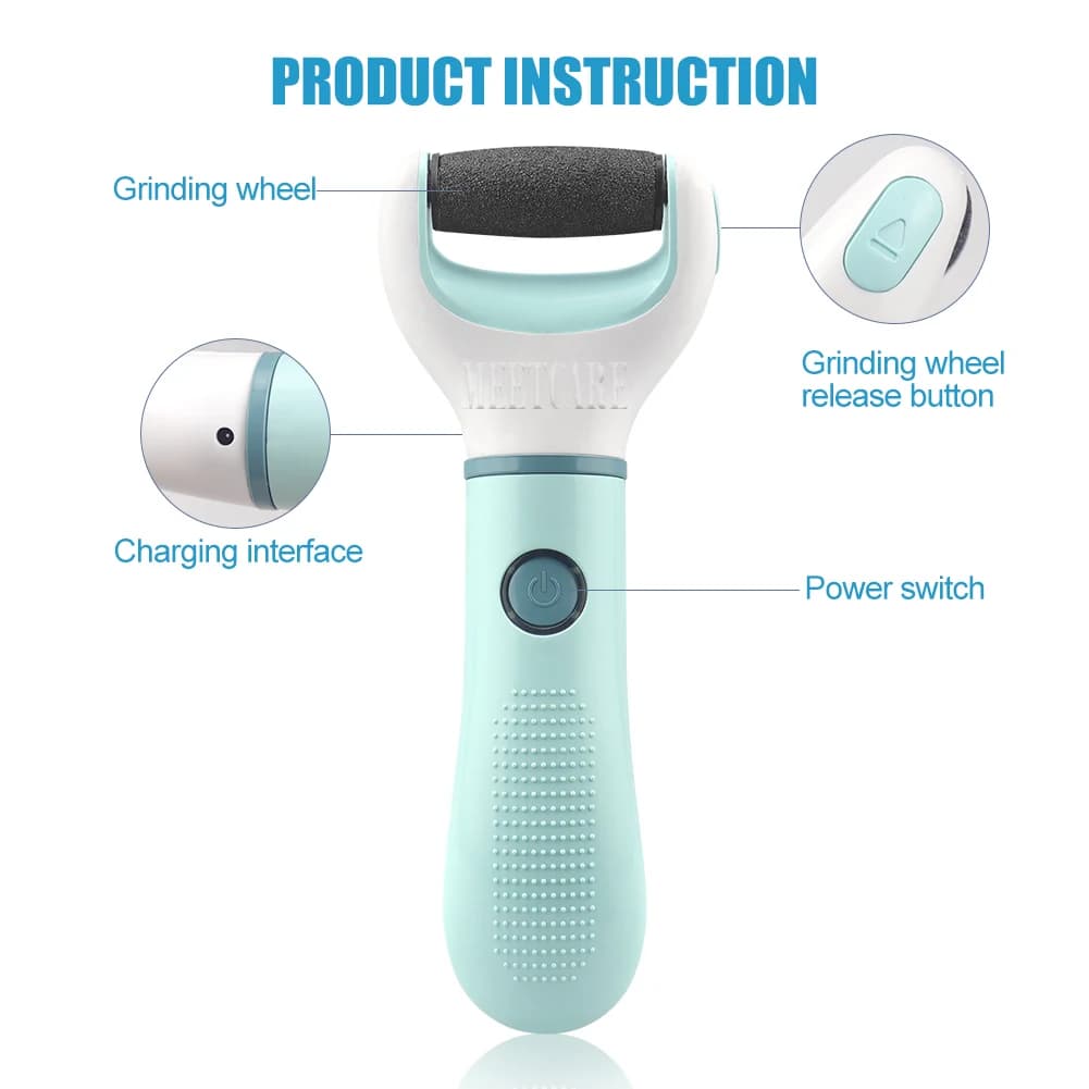 waterproof USB rechargeable foot callus grinder — image 4